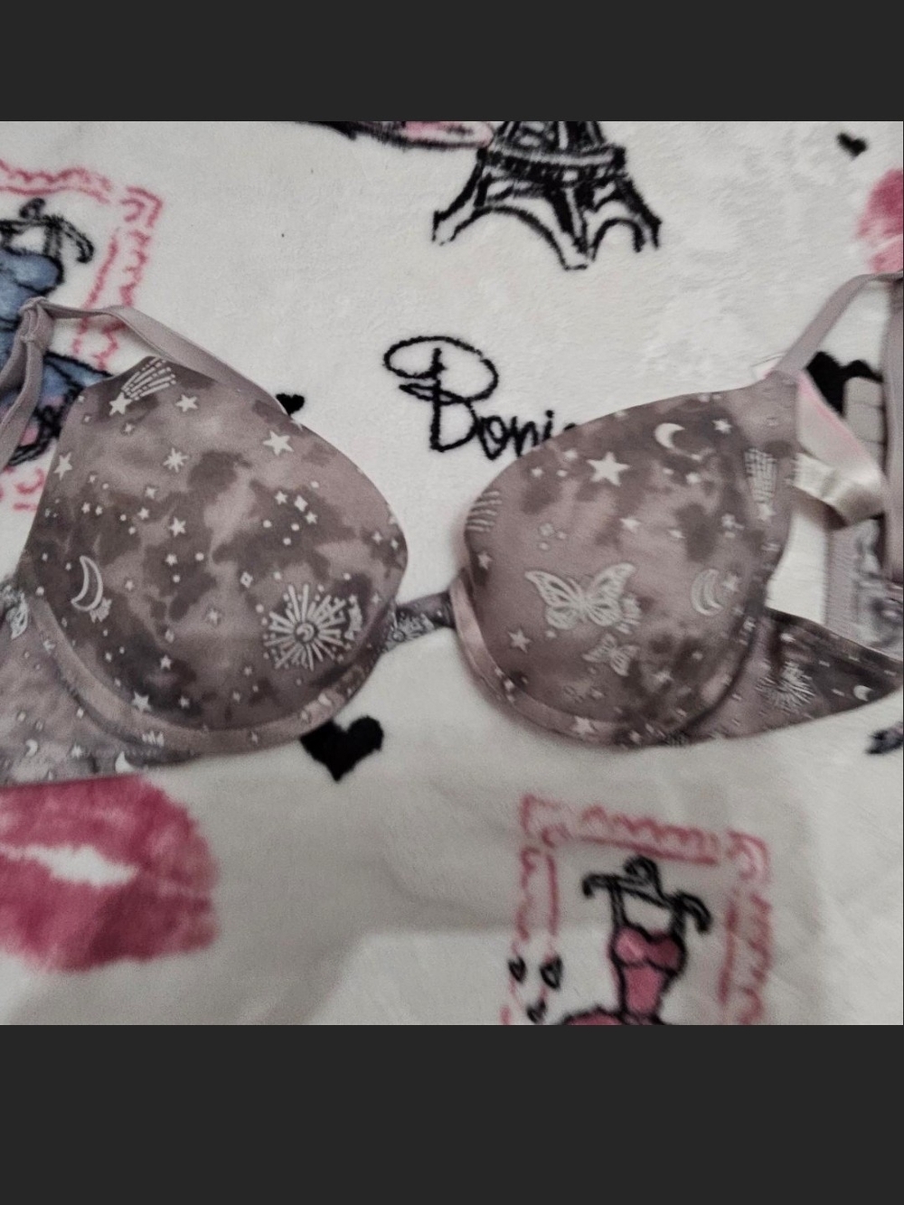 PINK Victoria's Secre Stars T-Shirt Bra